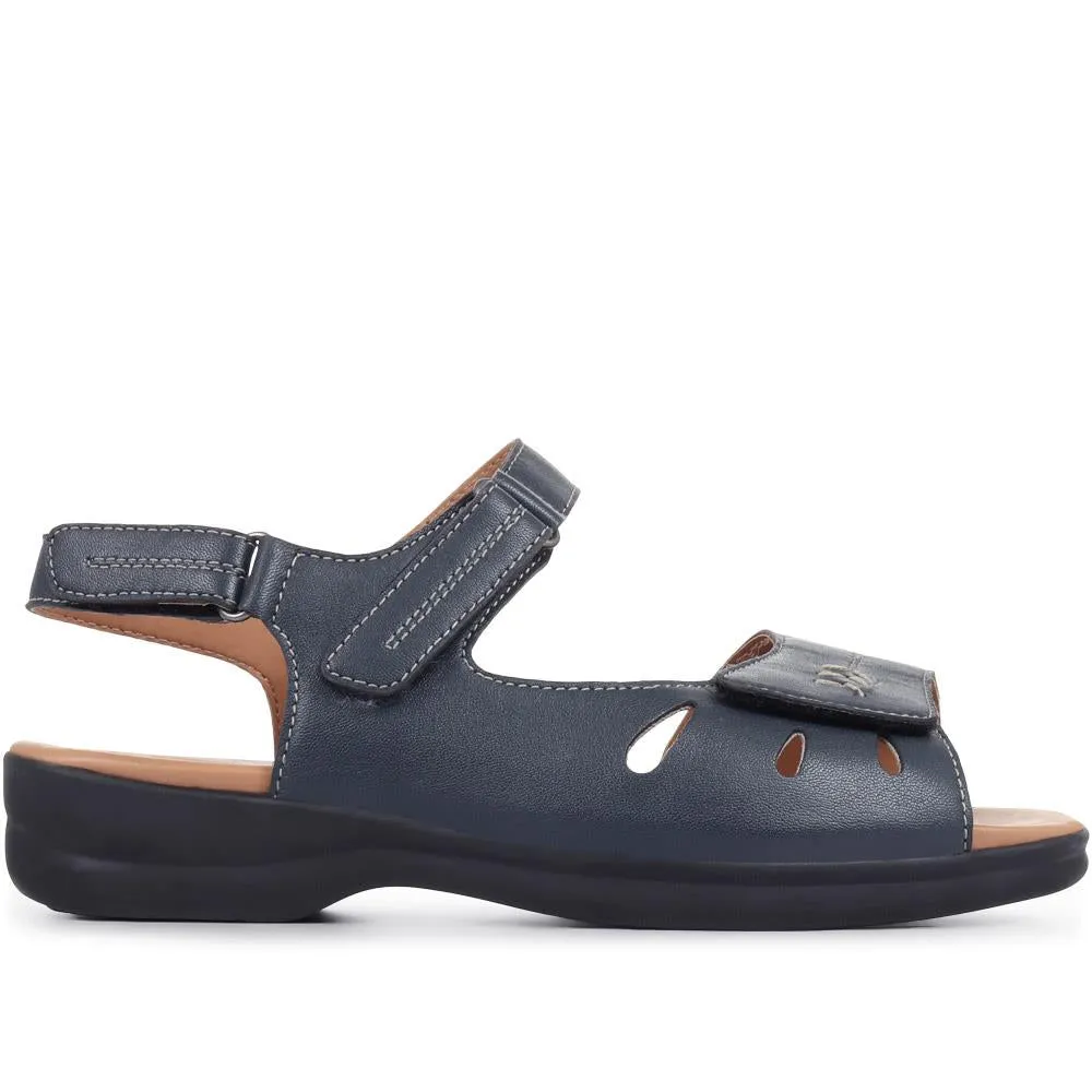 Extra Wide Fit Leather Sandals - CLARE / 321 772 sold by Shoe-Shop product image thumbnail 2