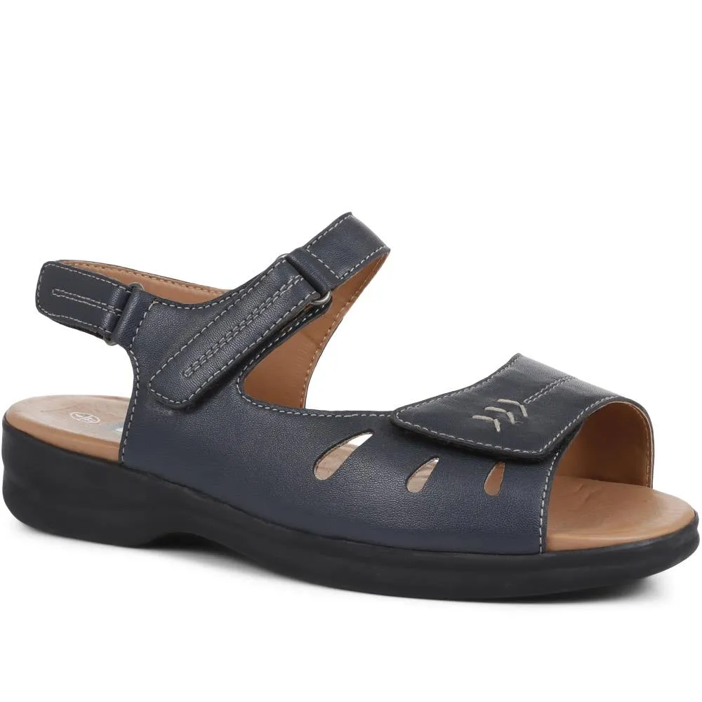 Extra Wide Fit Leather Sandals - CLARE / 321 772 sold by Shoe-Shop product image thumbnail 5