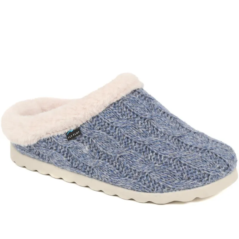 Cosy Mule Slippers  - FLY38019 / 324 106 sold by Shoe-Shop