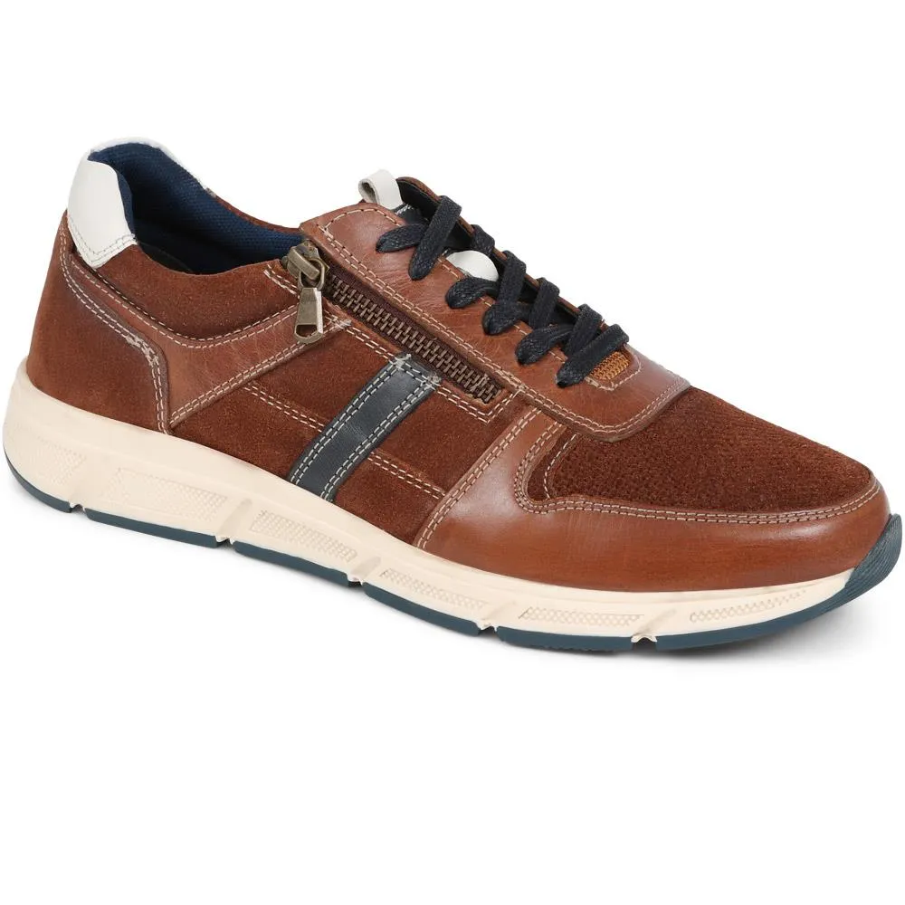 Lace-Up Leather Trainers - TEJ39009 / 324 906 sold by Shoe-Shop product image thumbnail 3