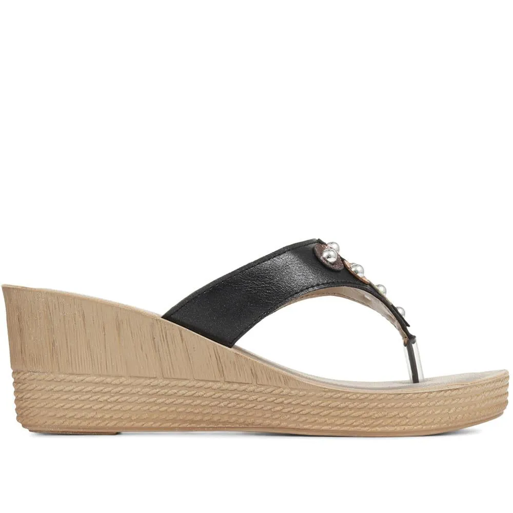 Toe-Post Wedge Sandals - INB35031 / 321 777 sold by Shoe-Shop product image thumbnail 5