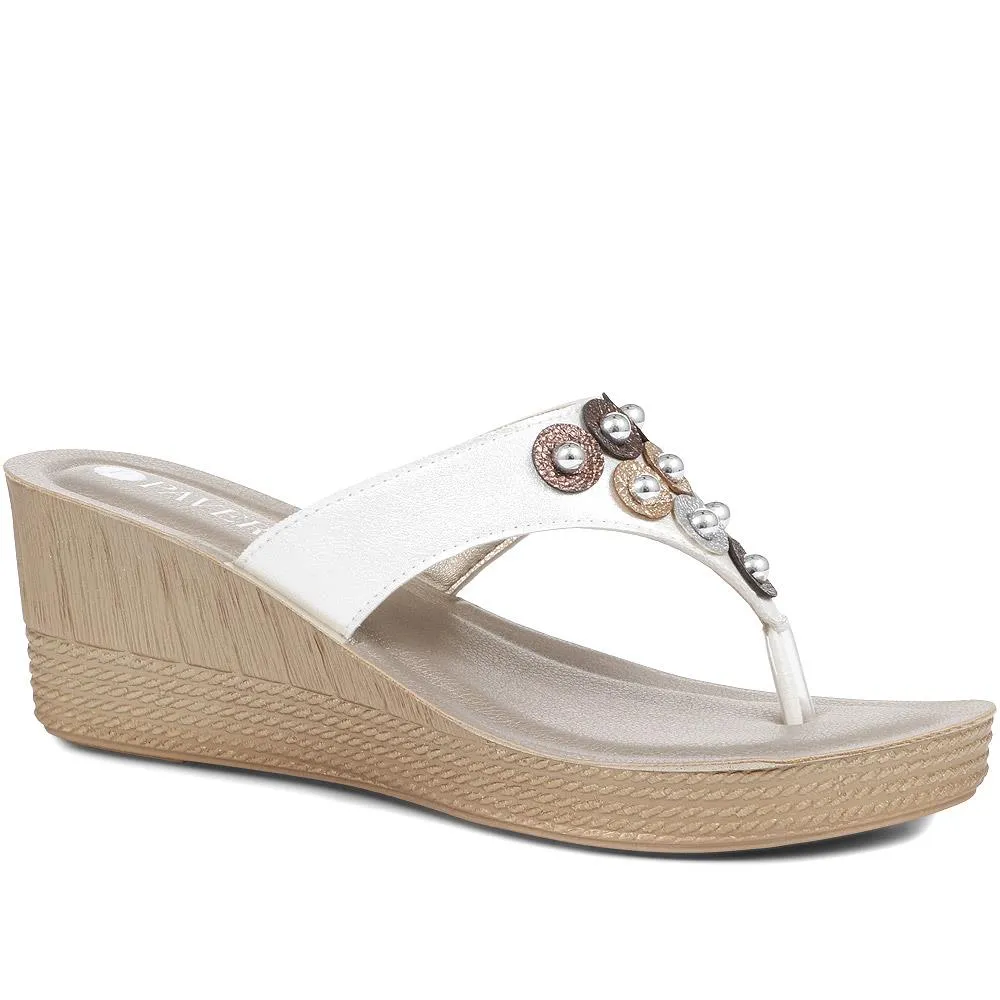 Toe-Post Wedge Sandals - INB35031 / 321 777 sold by Shoe-Shop product image thumbnail 3