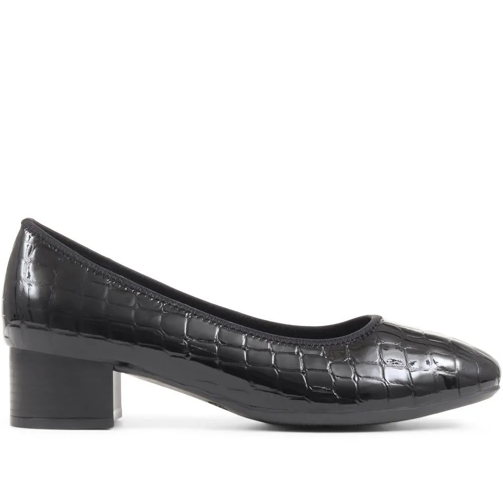 Patent Croc Court Shoes - RKR36502 / 322 434 sold by Shoe-Shop product image thumbnail 2