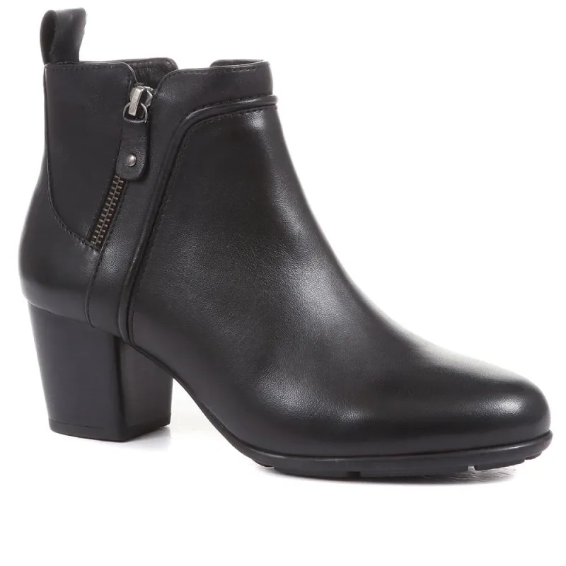 Heel Leather Ankle Boots - RNB36035 / 322 853 sold by Shoe-Shop
