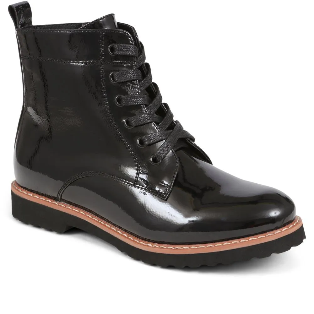 Patent Lace-Up Ankle Boots - WBINS38129 / 324 576 sold by Shoe-Shop product image thumbnail 2