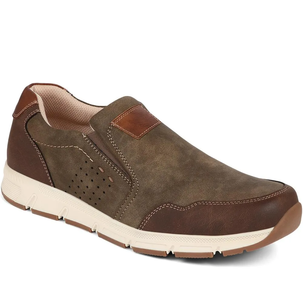 Wide Fit Slip-On Trainers - WBINS39104 / 325 277 sold by Shoe-Shop product image thumbnail 3