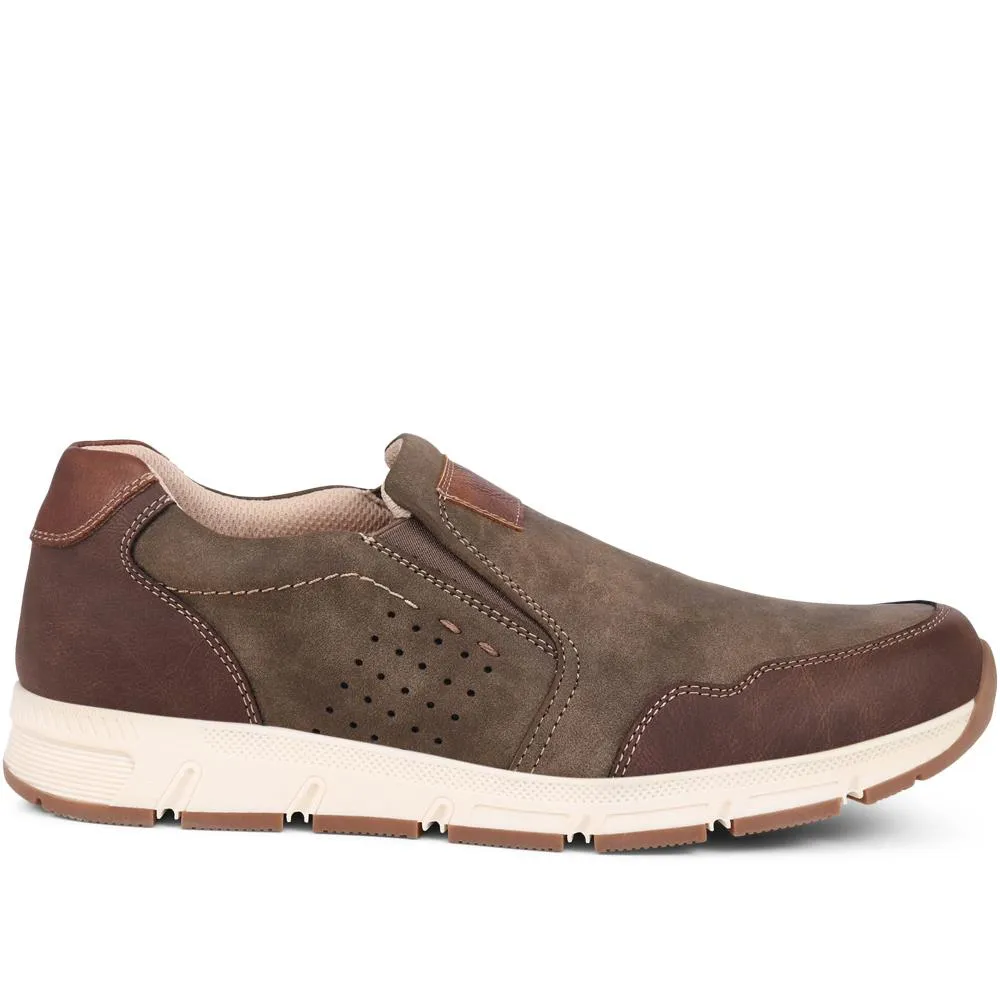 Wide Fit Slip-On Trainers - WBINS39104 / 325 277 sold by Shoe-Shop product image thumbnail 4