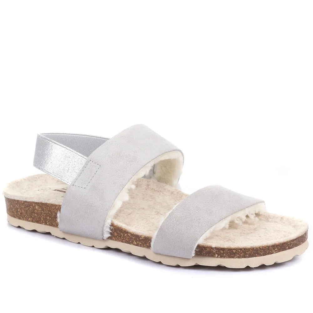 Laural Twin Strap Slipper Sandals - LAURAL / 320 237 sold by Shoe-Shop