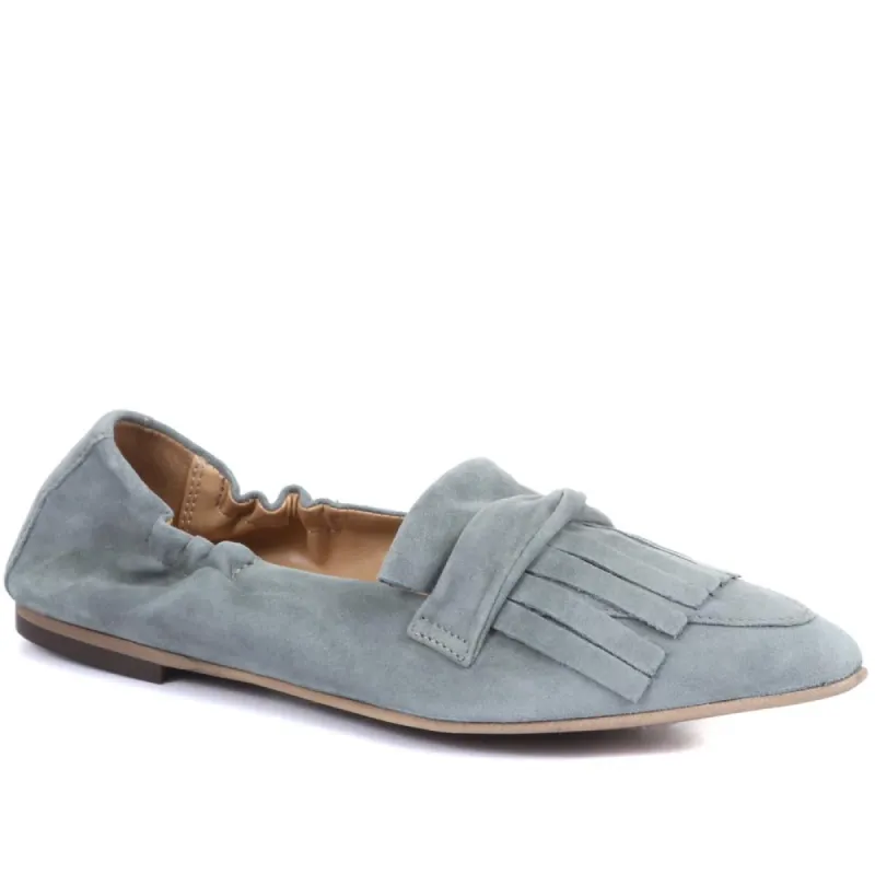 Wren Suede Fringe Loafers - WREN / 319 882 sold by Shoe-Shop