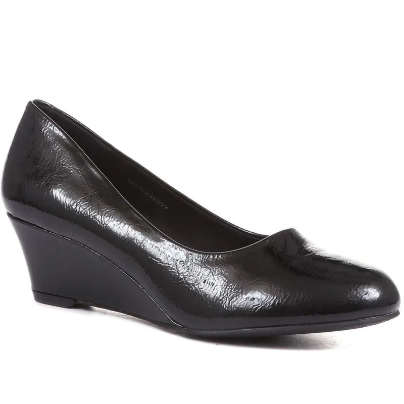Wedge Heeled Court Shoes - WBINS36059 / 322 715 sold by Shoe-Shop