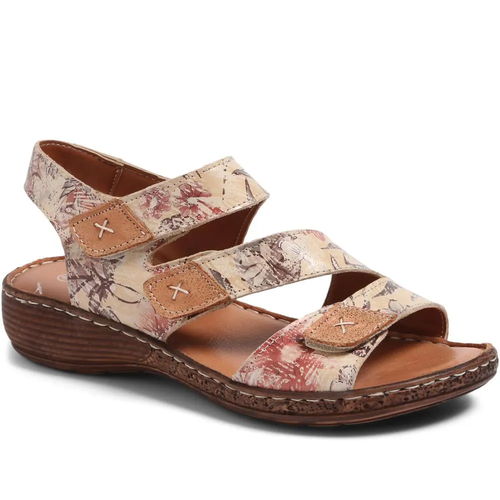 Leather Adjustable Sandals - LUCK37007 / 323 989 sold by Shoe-Shop