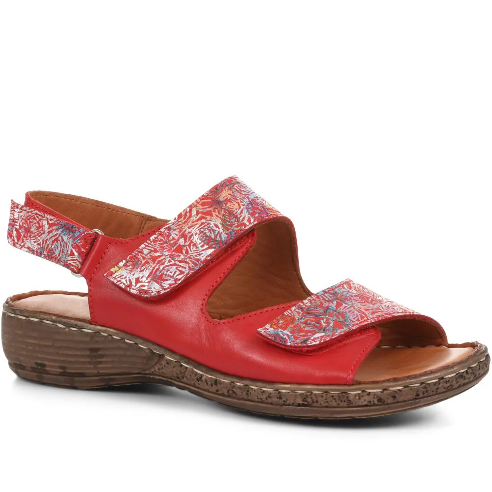 Fully Adjustable Leather Sandals - KAP35009 / 322 210 sold by Shoe-Shop