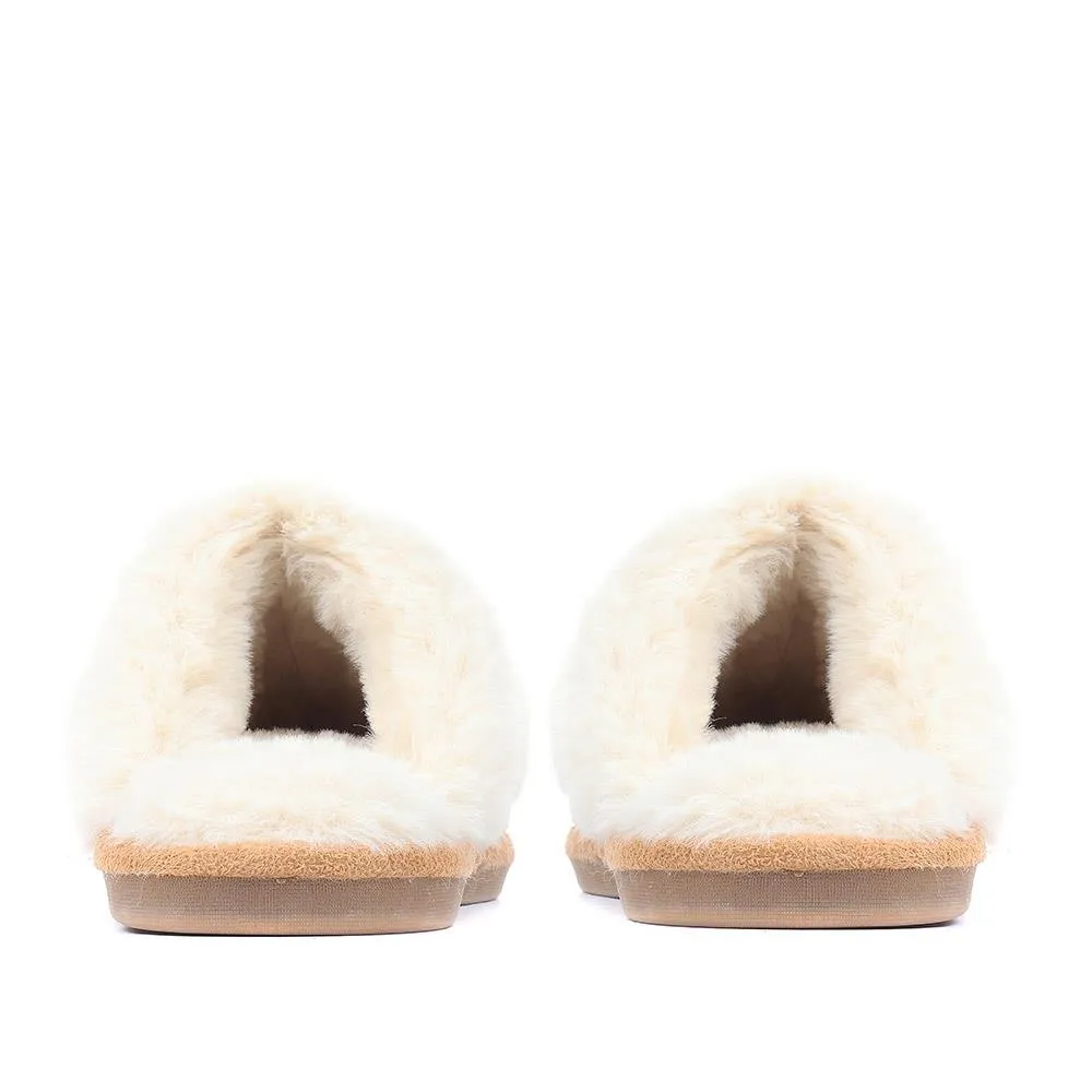 Faux-Fur Lined Mule Slippers - GALOP36007 / 322 899 sold by Shoe-Shop product image thumbnail 4