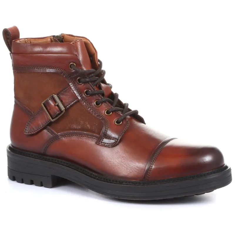 Kyoto Leather Hiker Boots - KYOTO / 319 248 sold by Shoe-Shop