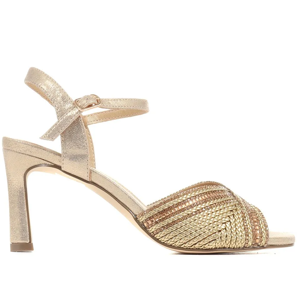 Heeled Strappy Sandals - MENBU35514 / 321 898 sold by Shoe-Shop product image thumbnail 3