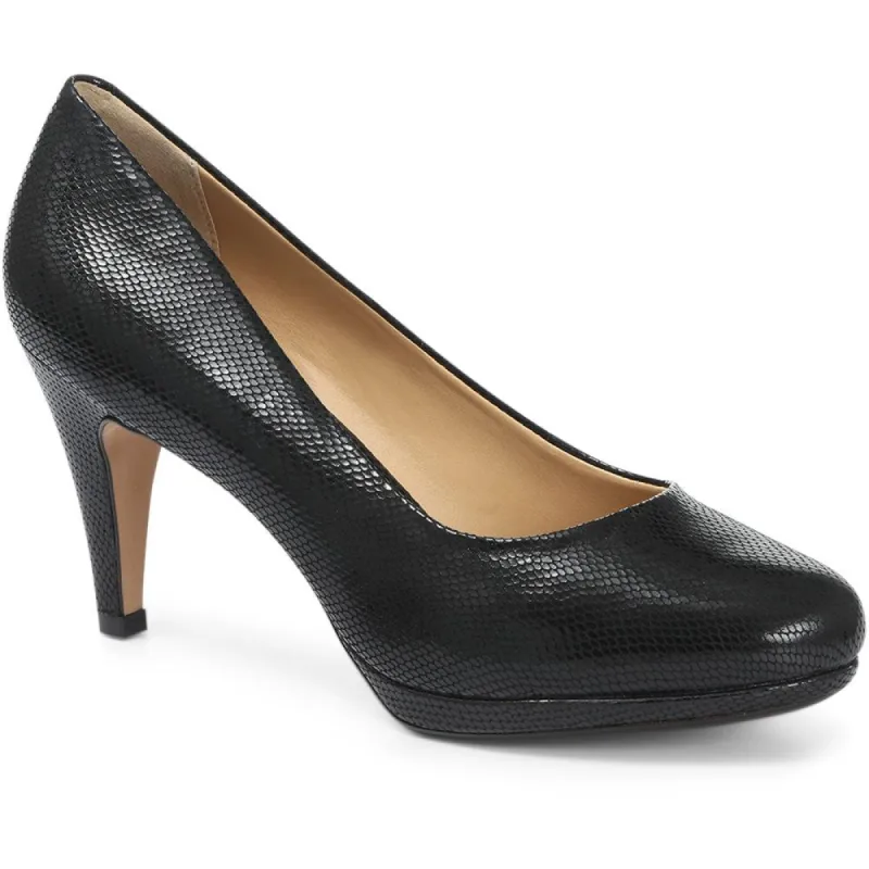 Wide Fit Leather Court Shoes - GLO30505 / 317 169 sold by Shoe-Shop