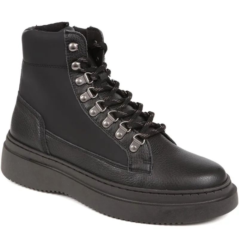 Drexel Chunky Leather Boots - DREXEL / 324 503 made by Jones Bootmaker