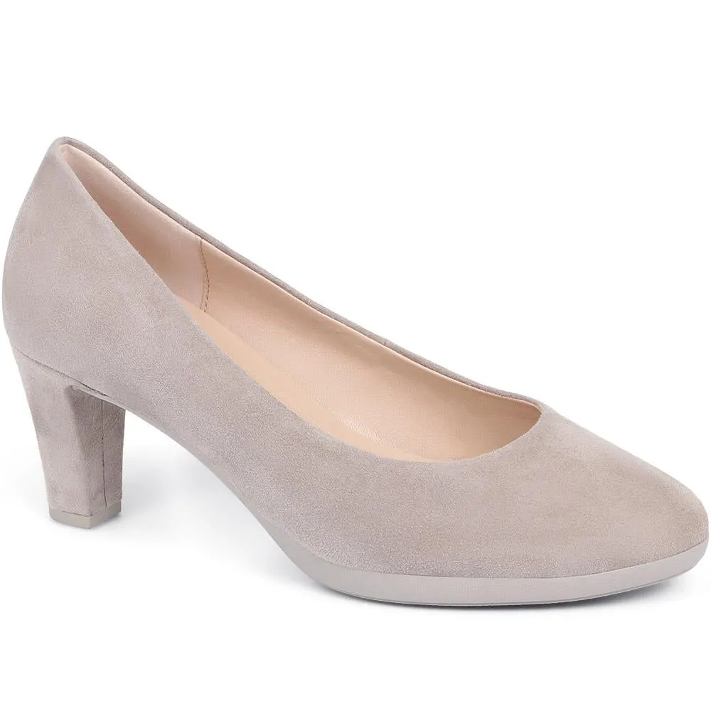 Kasie Heeled Leather Court Shoes - GAB36500 / 322 675 sold by Shoe-Shop