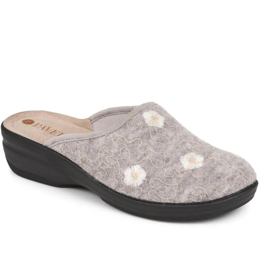 Floral Mule Slippers - INB38007 / 324 441 sold by Shoe-Shop