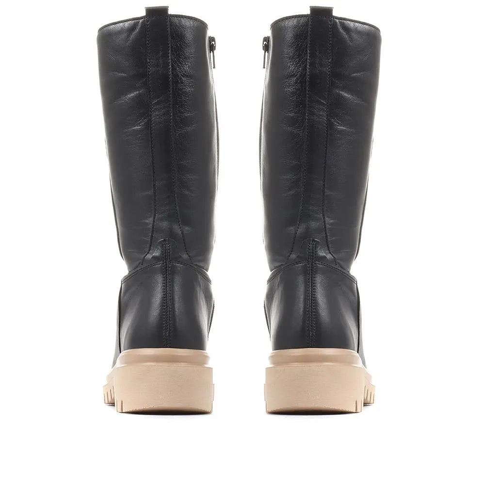 Cheel Calf Length Chunky Boots - GAB36511 / 322 679 sold by Shoe-Shop product image thumbnail 3