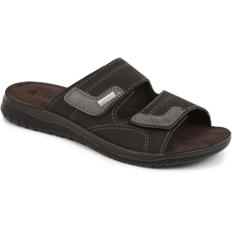 Touch-Fasten Mule Sandals - INB39029 / 325 016 sold by Shoe-Shop