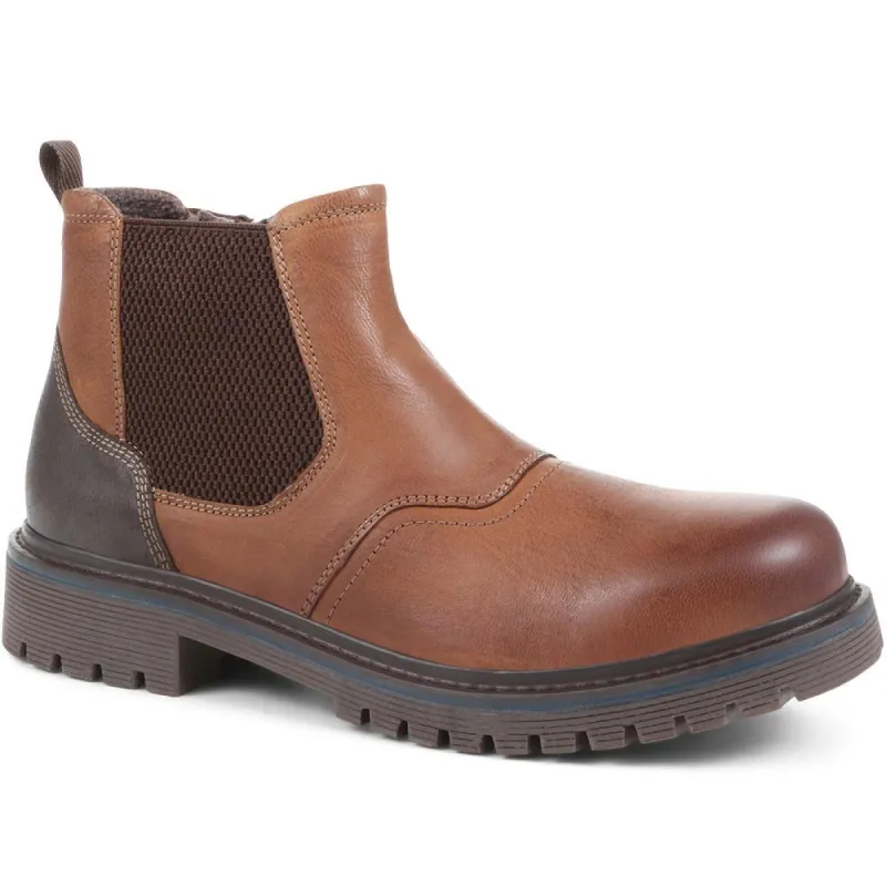 Chunky Leather Chelsea Boots - RNB36019 / 322 752 sold by Shoe-Shop