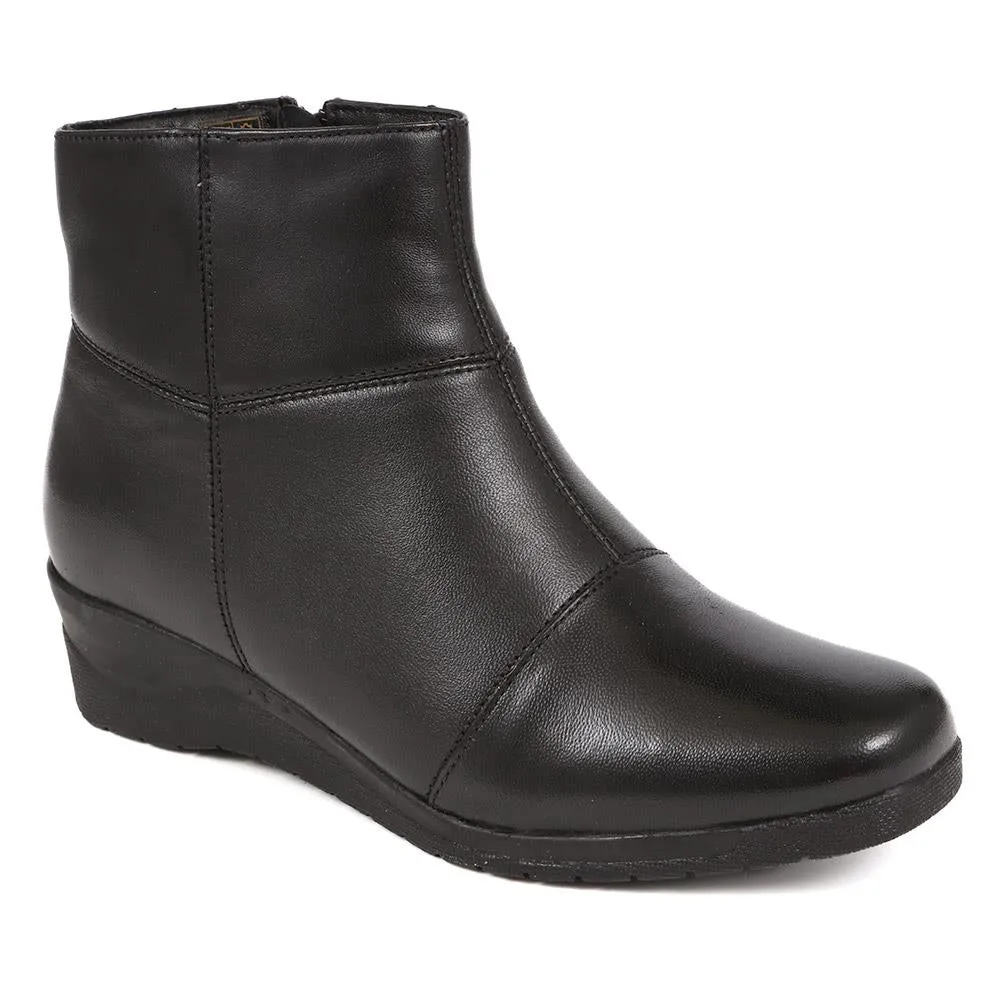 Leather Wedge Heel Ankle Boots - THEST38001 / 324 149 sold by Shoe-Shop