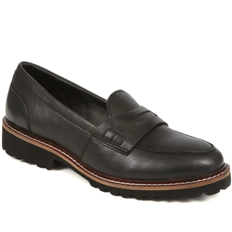 Leather Chunky Sole Loafers - MAGNU38013 / 324 665 sold by Shoe-Shop