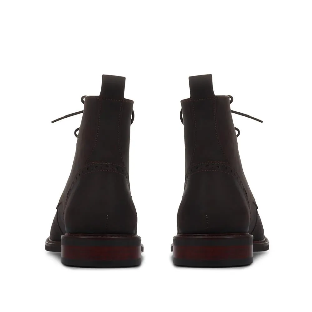 Darius Men's Leather Brogue Boots - DARIUS / 319 222 sold by Shoe-Shop product image thumbnail 4