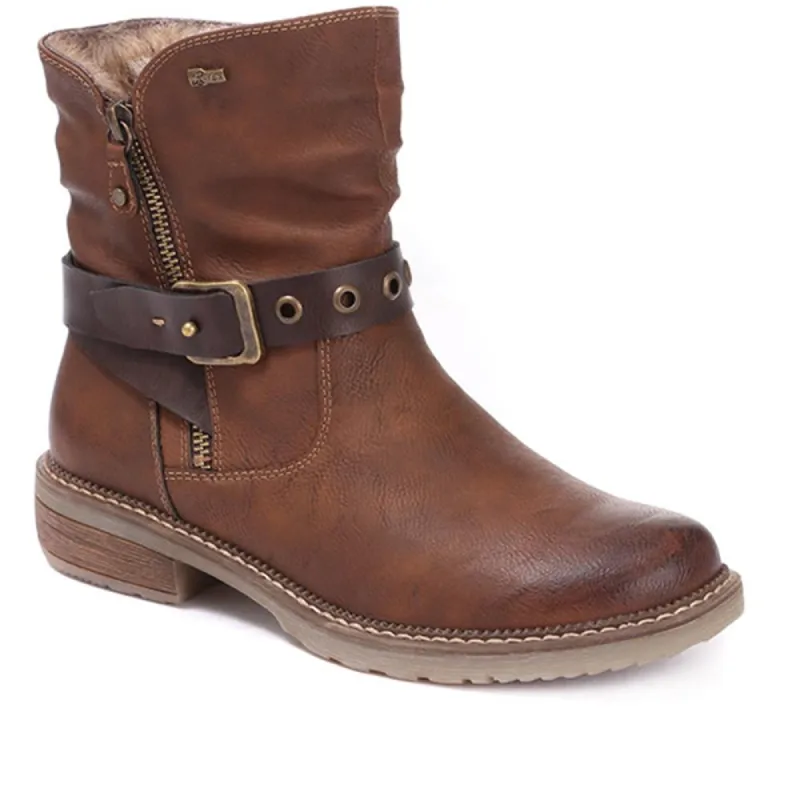 Wide Fit Casual Ladies Ankle Boots - CENTR30016 / 315 961 sold by Shoe-Shop