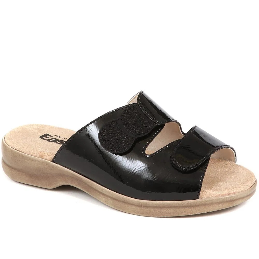 Extra Wide Fit Adjustable Mule Sandals - CLEA / 321 456 sold by Shoe-Shop product image thumbnail 5