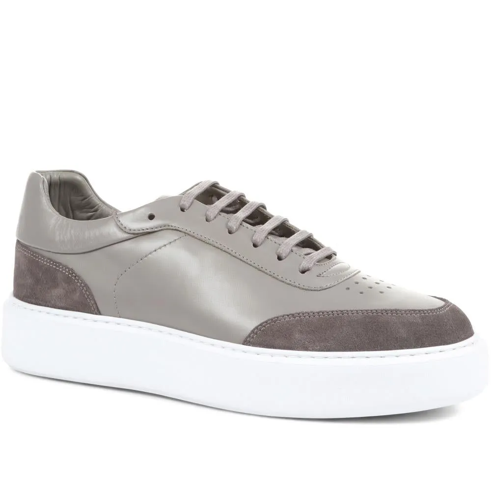 Skelton Chunky Leather Trainers - SKELTON / 322 935 sold by Shoe-Shop