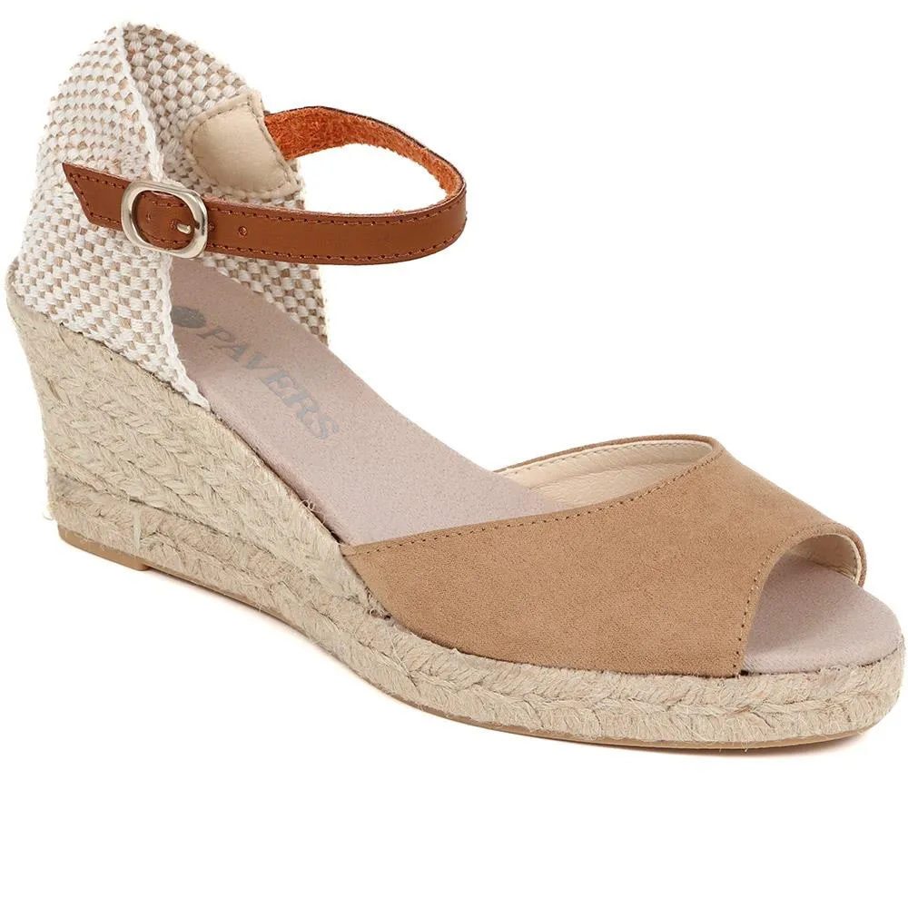 Adjustable Espadrille Sandals - VUL39001 / 326 113 sold by Shoe-Shop