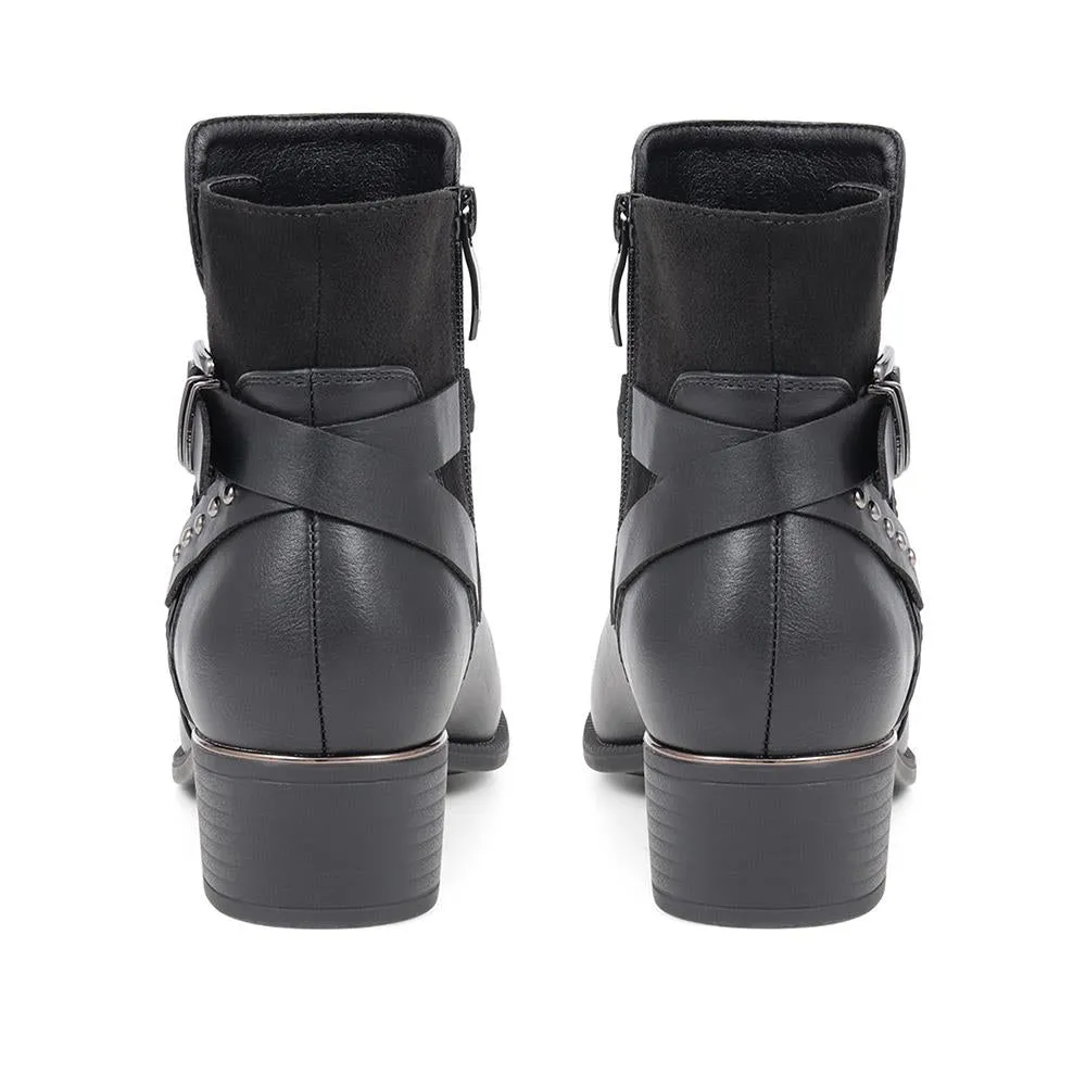 Buckle Detail Ankle Boots - WOIL38003 / 324 133 sold by Shoe-Shop product image thumbnail 4