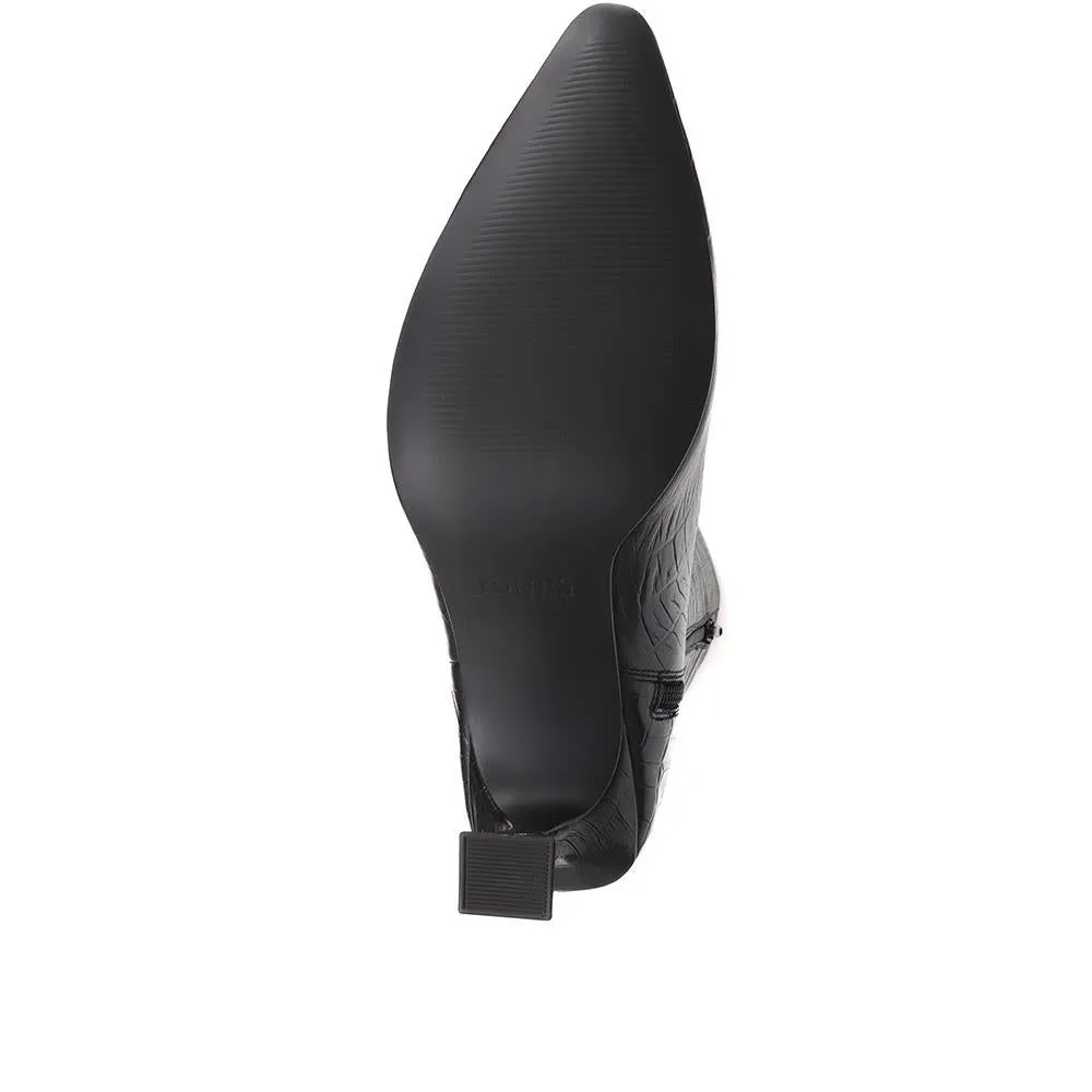 Knee-High Leather Heeled Boots - SIBILLA / 324 558 sold by Shoe-Shop product image thumbnail 4