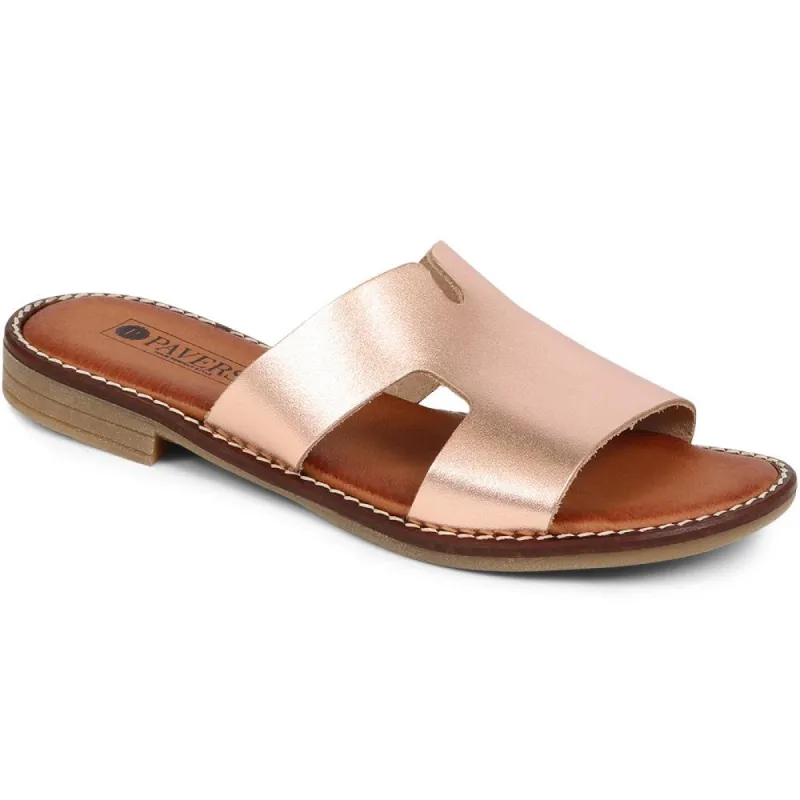 Leather Mule Sandals  - TUYUR39009 / 325 298 sold by Shoe-Shop