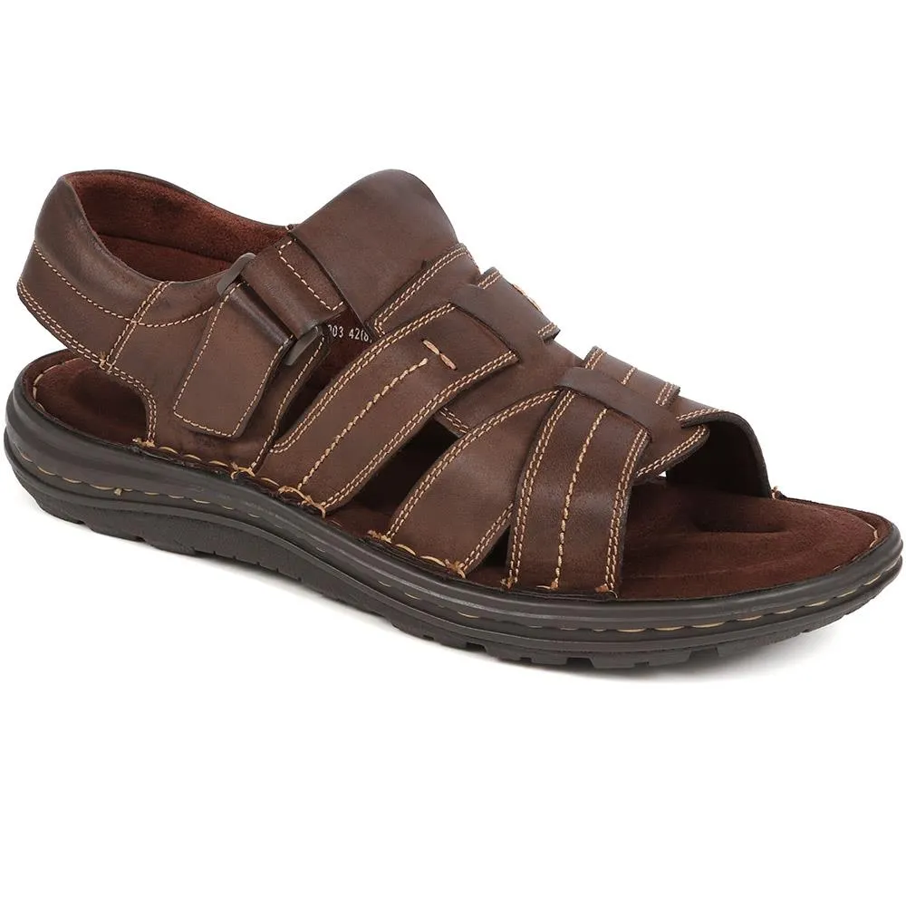 Touch-Fasten Leather Sandals - AATRA39003 / 325 337 sold by Shoe-Shop product image thumbnail 2
