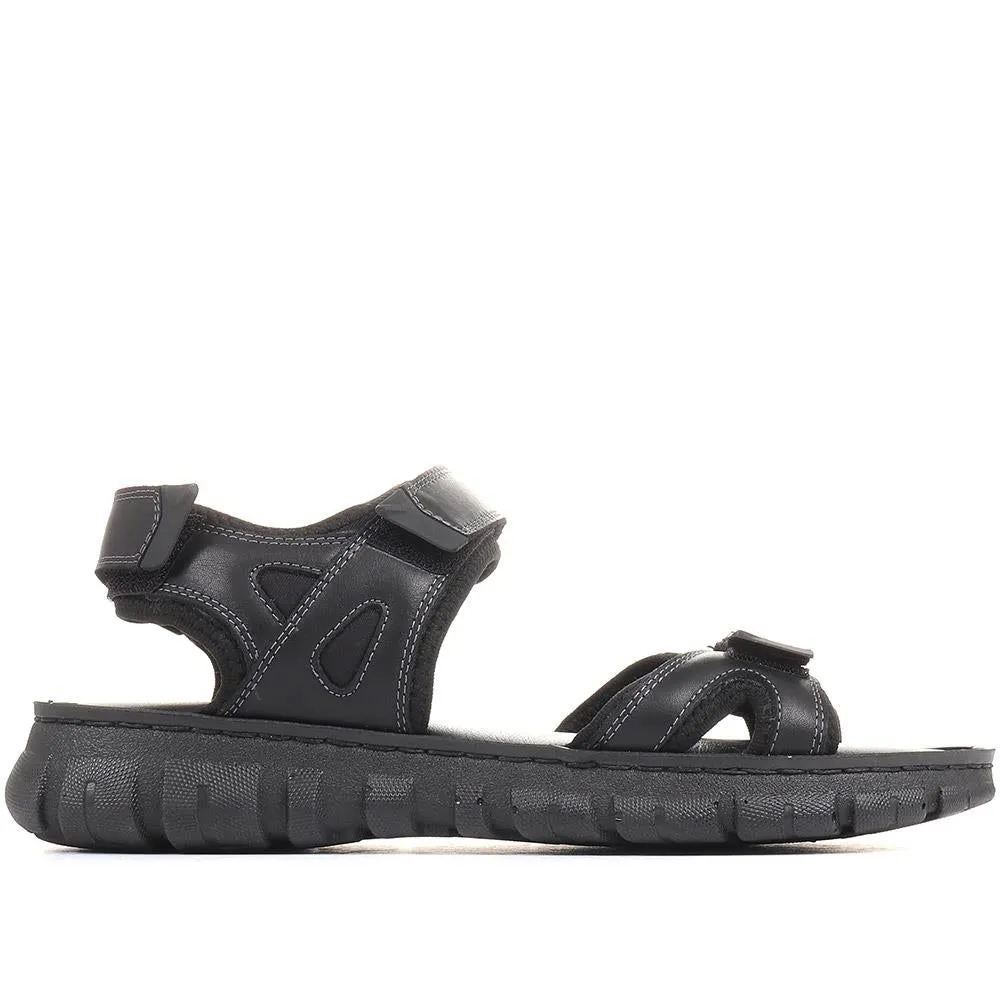 Leather Touch Fasten Sandals - MUYA35009 / 323 060 sold by Shoe-Shop product image thumbnail 4