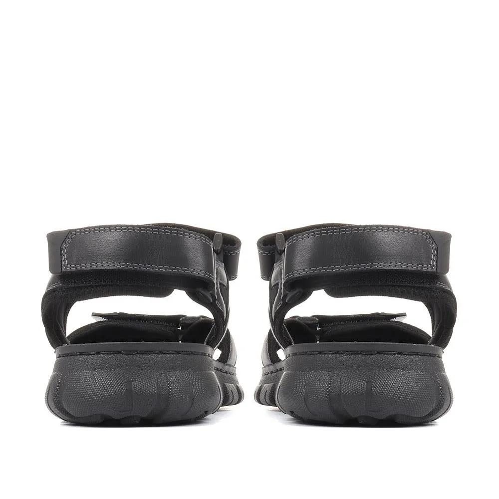 Leather Touch Fasten Sandals - MUYA35009 / 323 060 sold by Shoe-Shop product image thumbnail 5