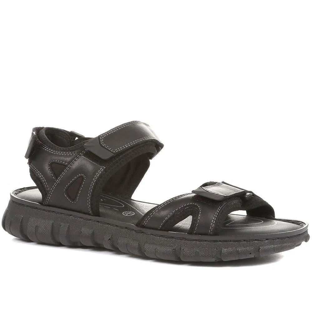 Leather Touch Fasten Sandals - MUYA35009 / 323 060 sold by Shoe-Shop product image thumbnail 3