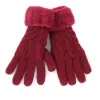 Cable Knit Gloves - YIWU34035 / 320 965 sold by Shoe-Shop
