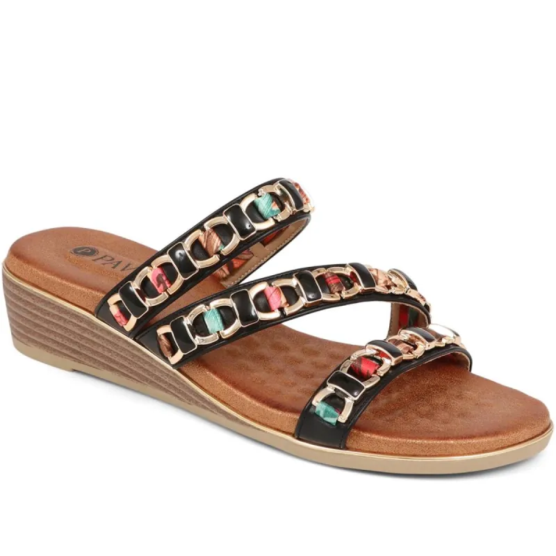 Slip-On Wedge Mule Sandals  - BAIZH39051 / 325 271 sold by Shoe-Shop