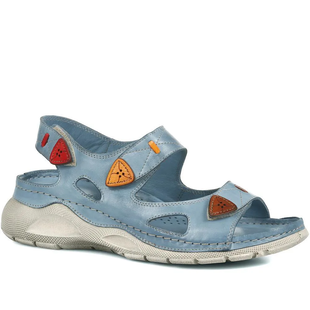 Touch-Fasten Leather Sandals - KARY35001 / 322 231 sold by Shoe-Shop