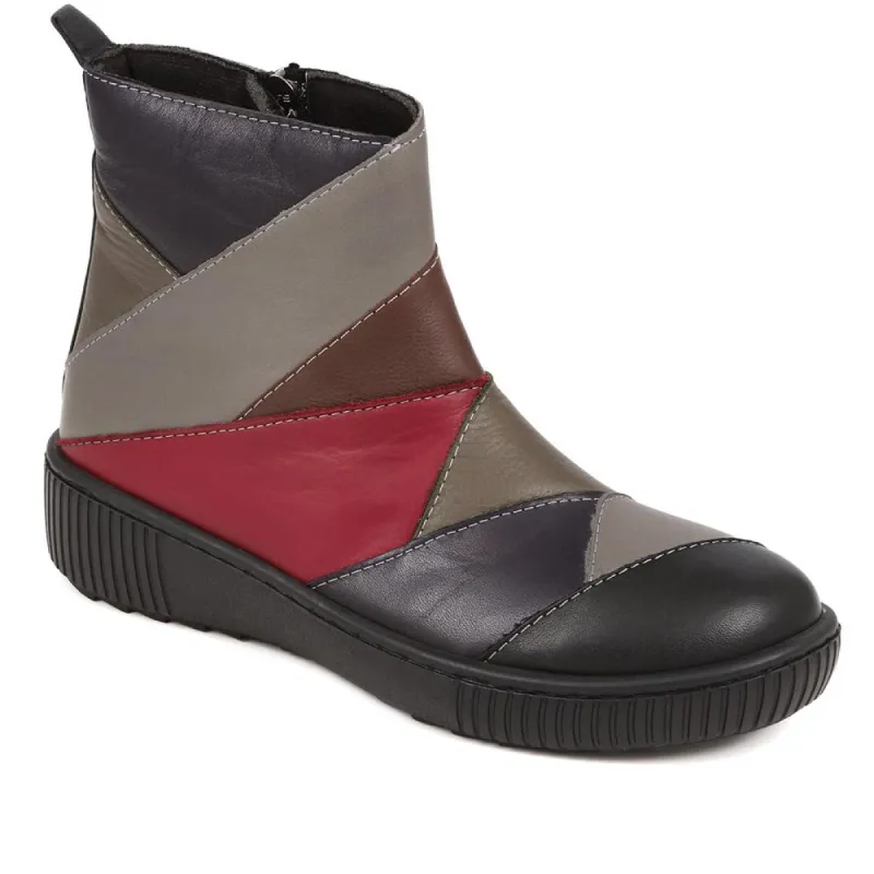 Leather Zip Ankle Boots - DRTMA38005 / 324 662 sold by Shoe-Shop