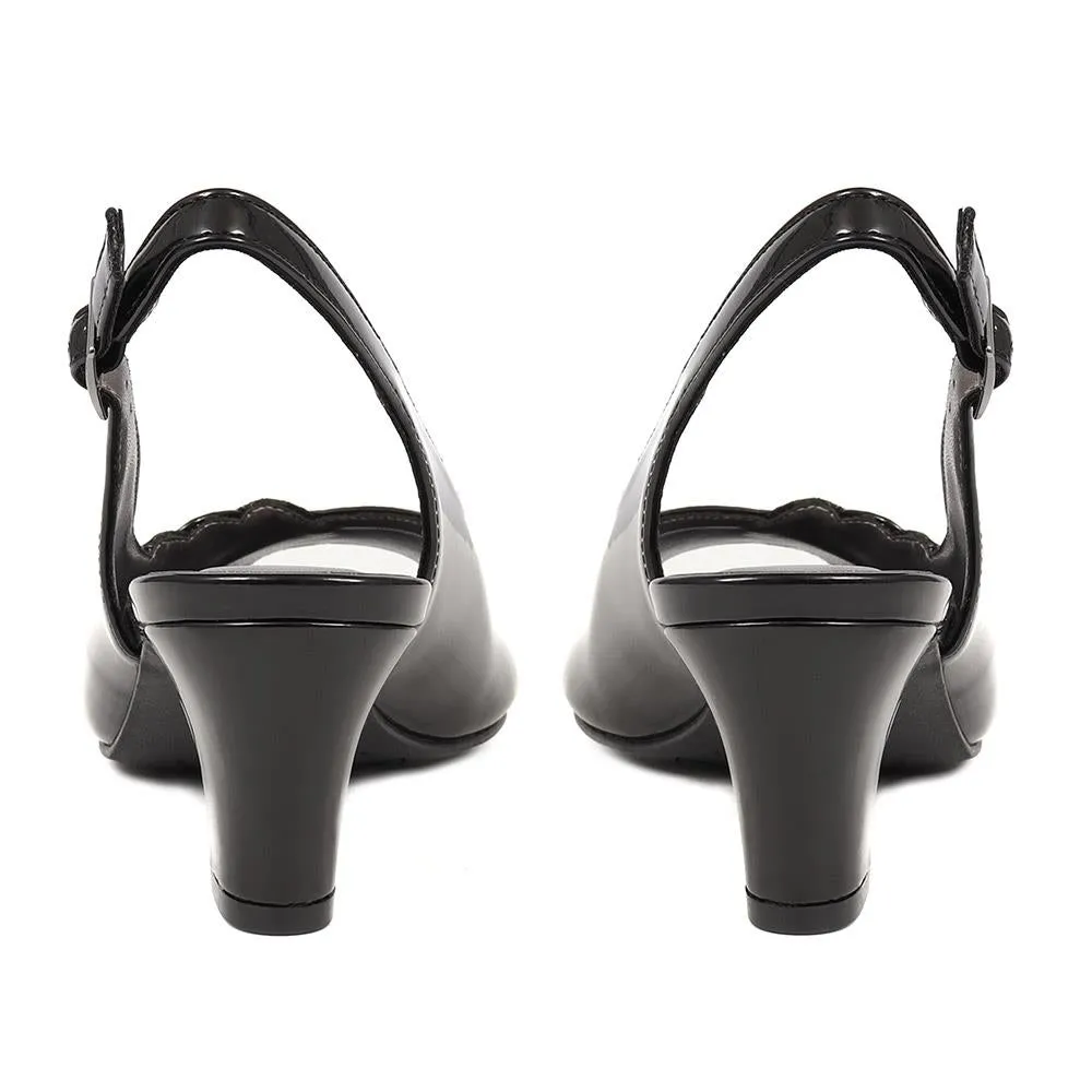 Slingback Heeled Sandals - HUANG38001 / 324 229 sold by Shoe-Shop product image thumbnail 5