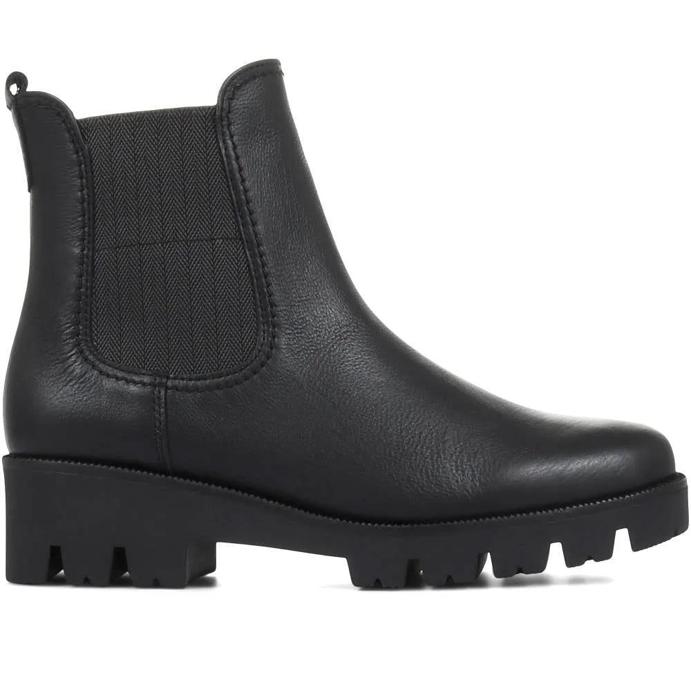 Newport Wide Fit Chunky Leather Chelsea Boots - GAB32513 / 319 149 sold by Shoe-Shop product image thumbnail 3