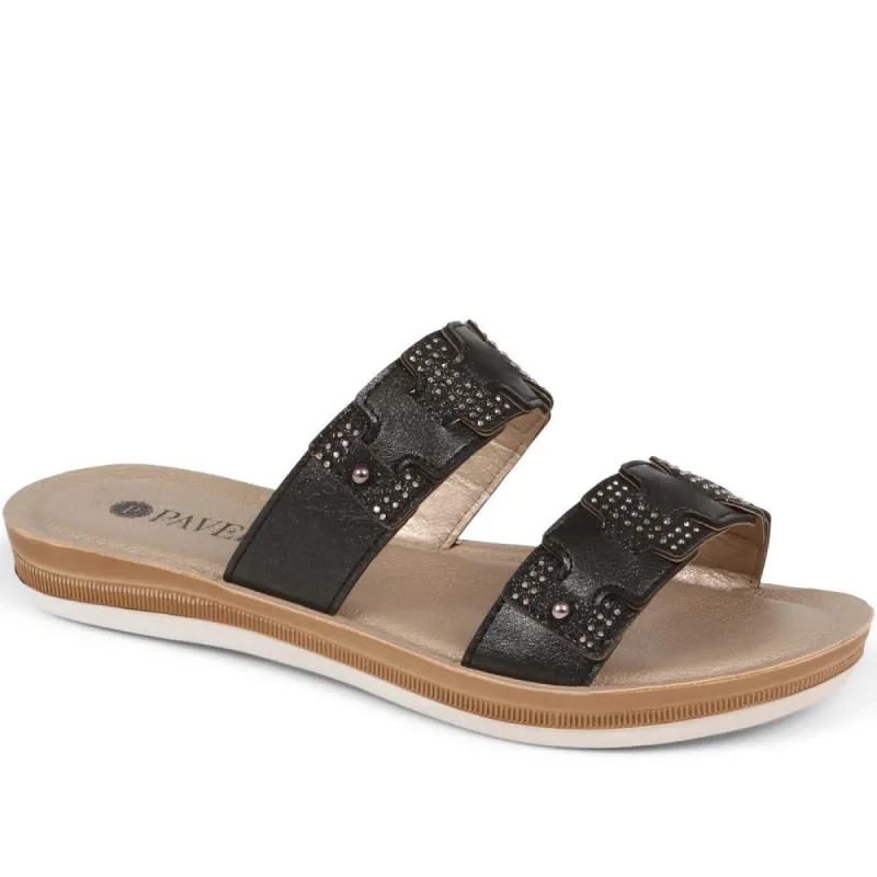 Two Strap Mule Sandals - INB37035 / 323 595 sold by Shoe-Shop