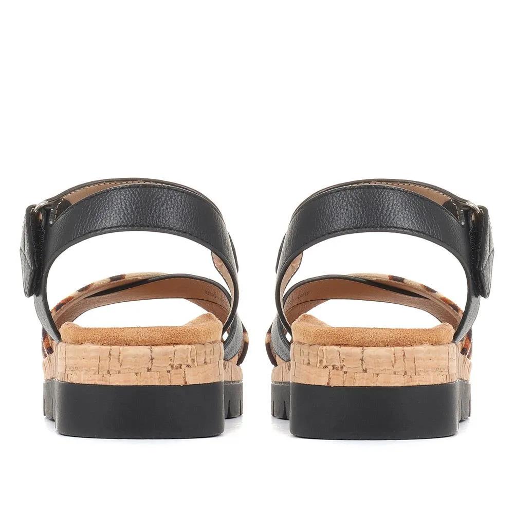 Leopard Print Platform Sandals - BELBAIZH35085 / 321 675 sold by Shoe-Shop product image thumbnail 4