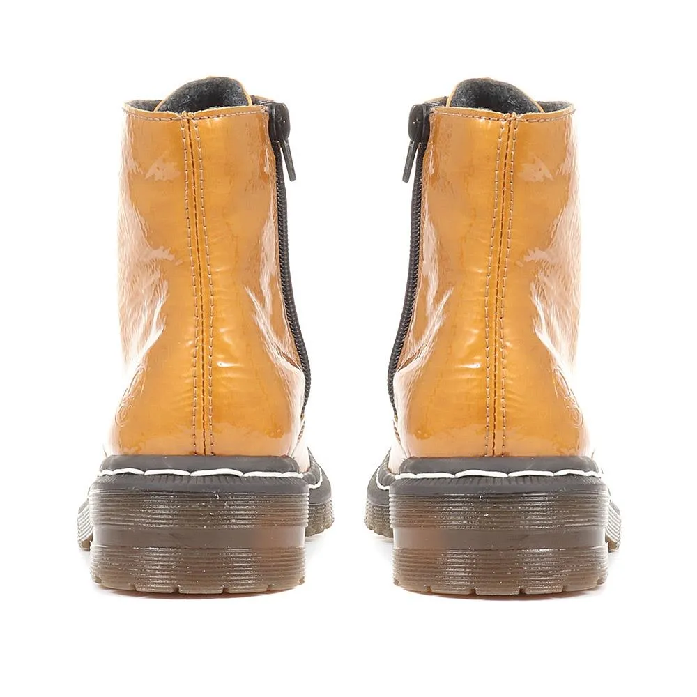 Patent Lace-Up Ankle Boots - RKR32519 / 319 081 sold by Shoe-Shop product image thumbnail 4