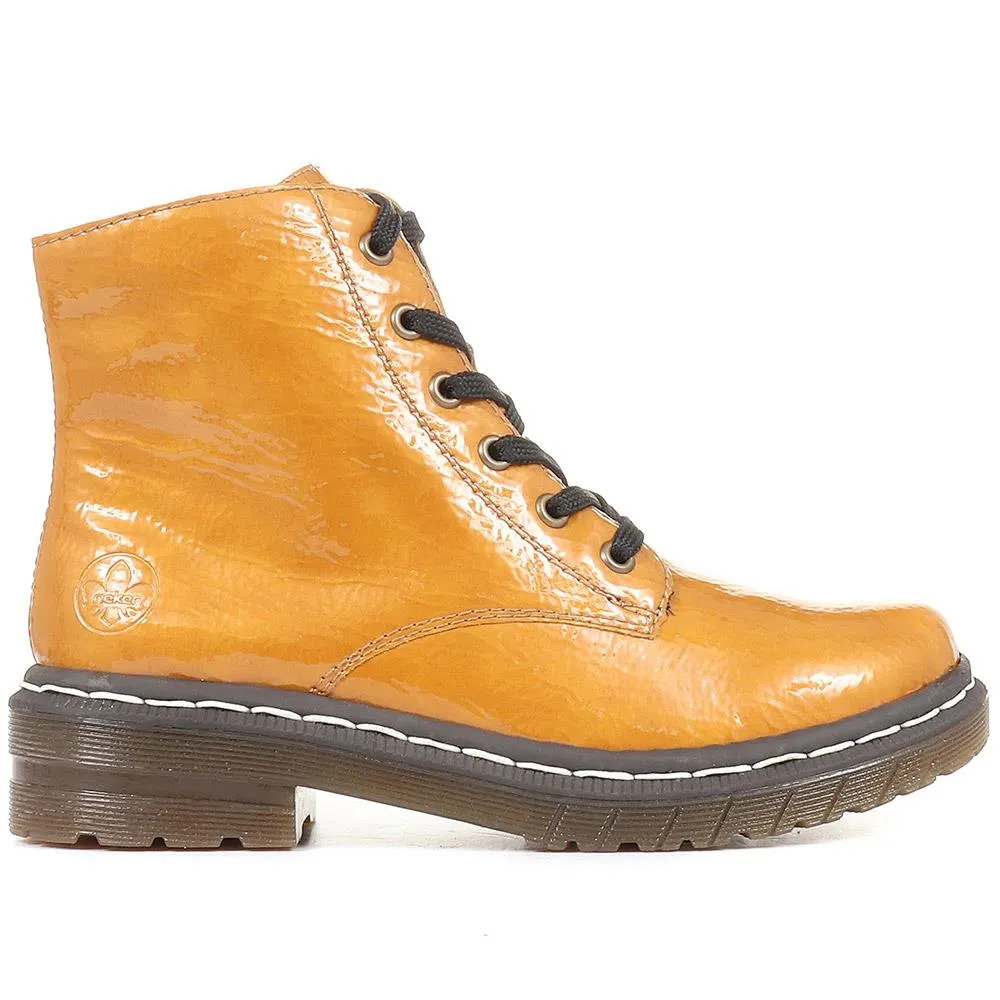 Patent Lace-Up Ankle Boots - RKR32519 / 319 081 sold by Shoe-Shop product image thumbnail 3